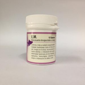 E.M(MEDICAMENTO PARA PEZ) 12.capsulas